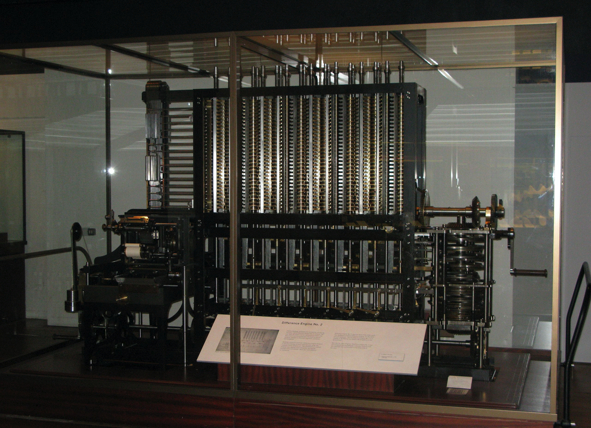 Image of the London Science Museum's difference engine