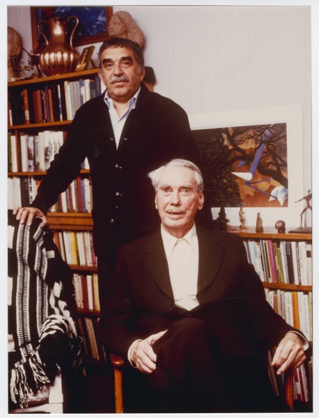 Picture of Gabriel García Márquez and someone who is definitely NOT Graham Greene