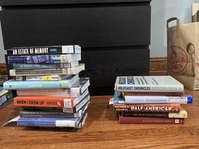 The book stacks are getting shorter, even with some new arrivals