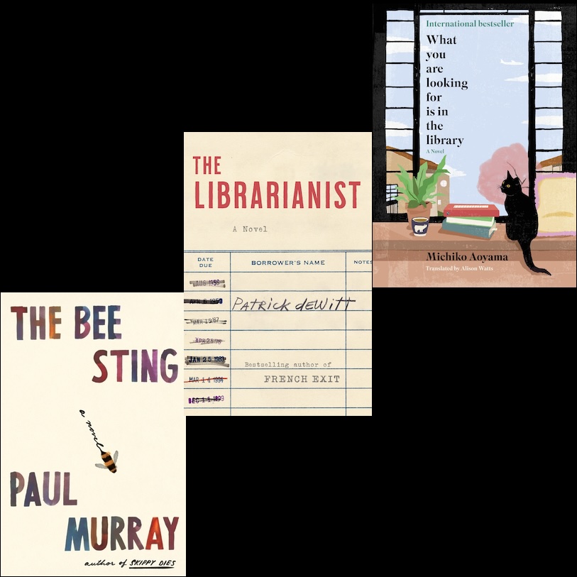 2024 Tournament of Books: The Librarianist vs What You Are Looking For Is in the Library vs The Bee Sting
