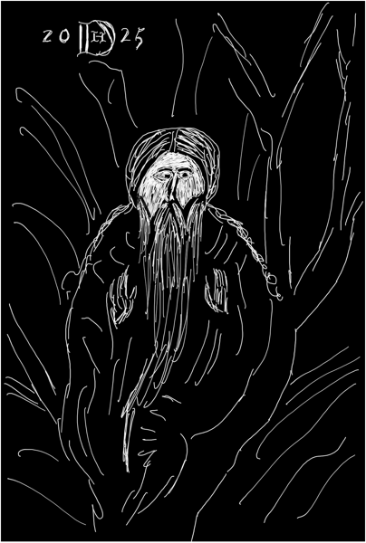 Today’s saint picture: Saint David the Dendrite