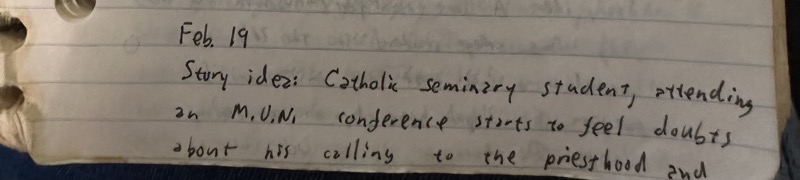Image of a portion of the handwritten journal entry. The full text is in the body of the post.