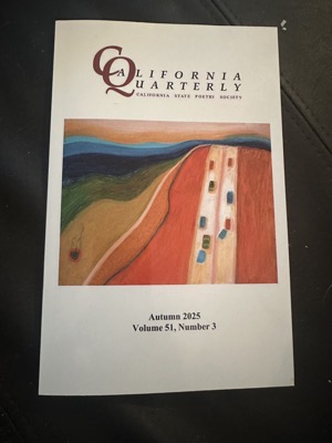 The cover of the Autumn 2025 issue of California Quarterly featuring a painting by Andrzej Kołodziej.