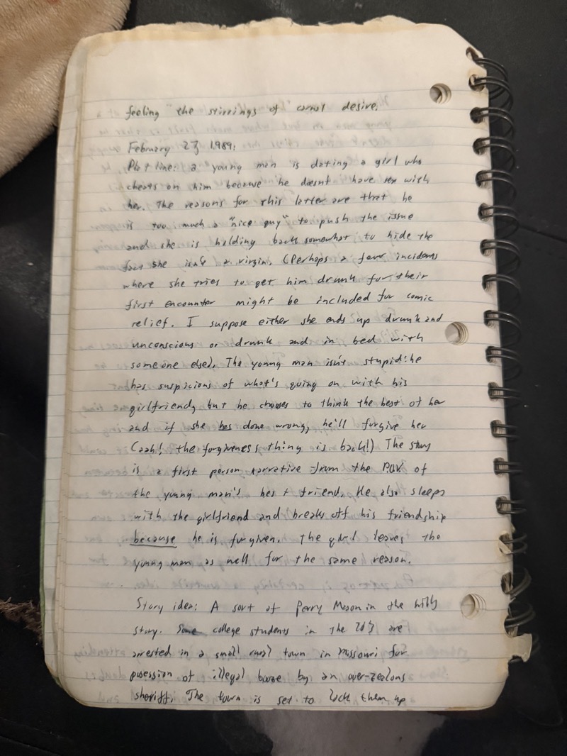 A photograph of a handwritten page in the journal. The text is in the body of the post.