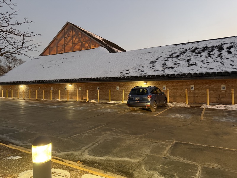 IMG_1098.jpeg At least thirteen handicapped spots in the church parking lot