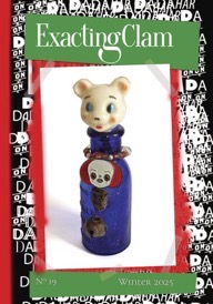 Front cover of Exacting Clam No 19–Winter 2025