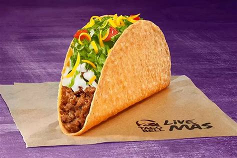 A taco from Taco Bell. You’ve all seen them and they have nothing to do with actual tacos which are served on corn tortillas, not these weird folded tostada things that did not exist before Glen Bell opened his first restaurant. How about that, the Bell in the name isn’t some vague abstract decoration, it’s actually the guy’s name. Regardless, this is not a taco.